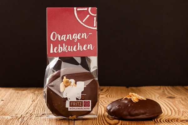 FRITZ Glutenfreie BIO - Lebkuchen "Orange" 2Stk.